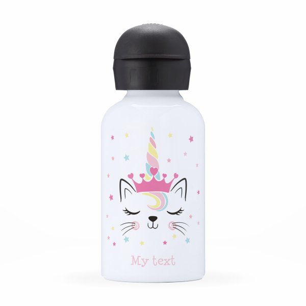 Isothermal Water Bottle for child- Cat Unicorn