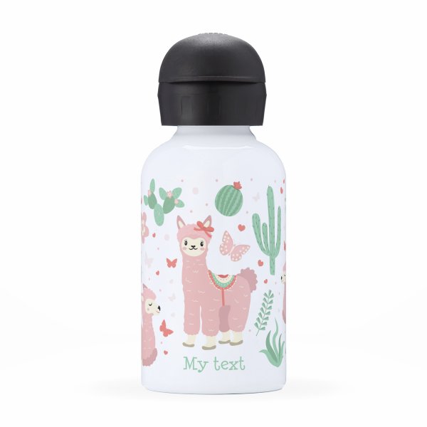 Isothermal Water Bottle for child- Lamas