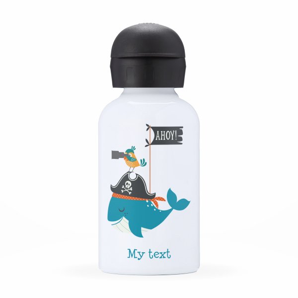 Isothermal Water Bottle for child- Pirate whale
