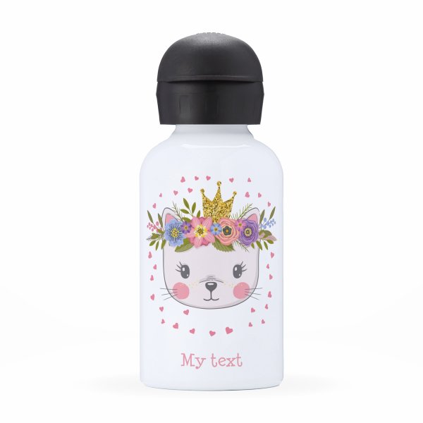 Isothermal Water Bottle for child- Princess kitten