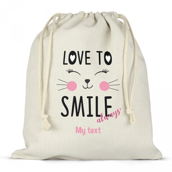 Lunchbox bag - Love to smile always