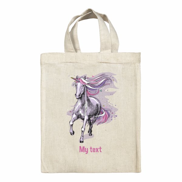 Lunchbox bag - Purple Unicorn
