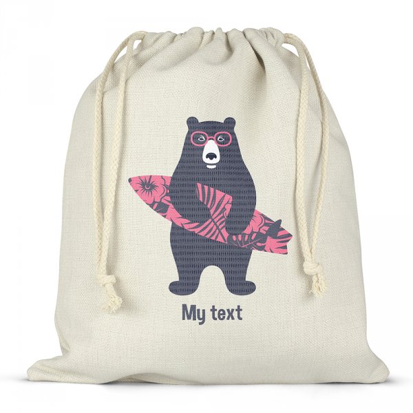 Lunchbox bag - Surfer Bears
