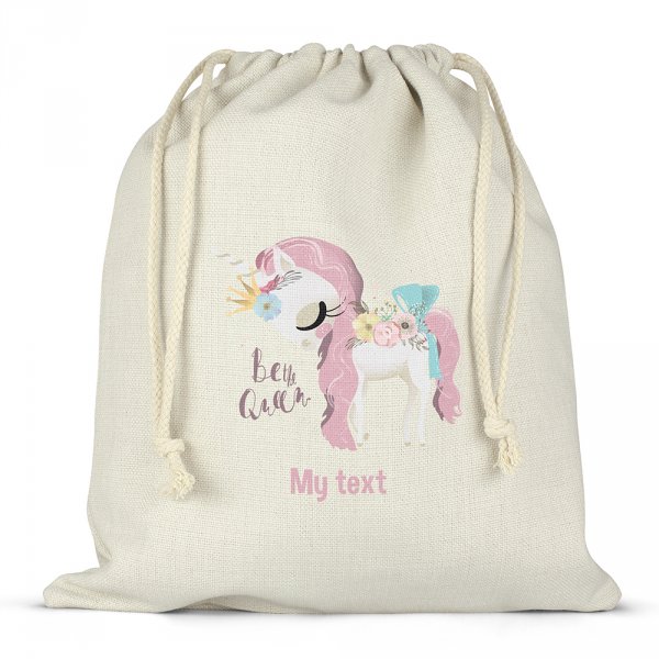 Lunchbox bag - Unicorn Be the Queen
