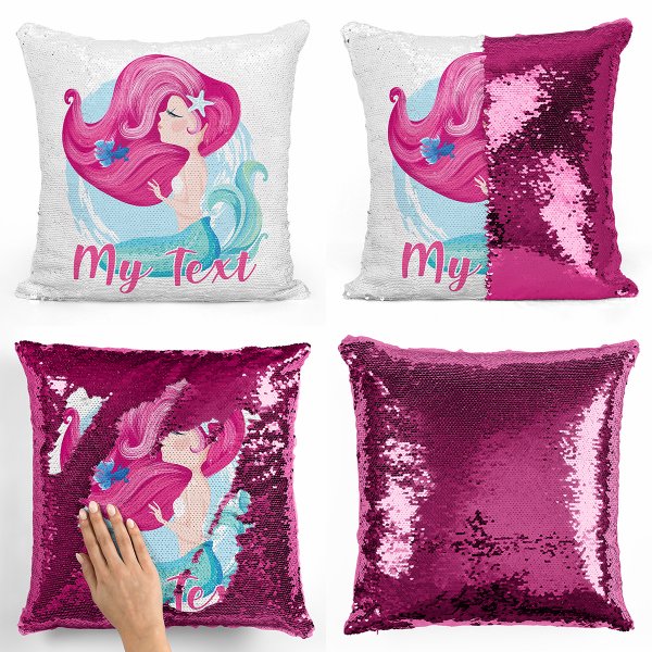 Magic Sequin Pillow / Cushion - Siren
