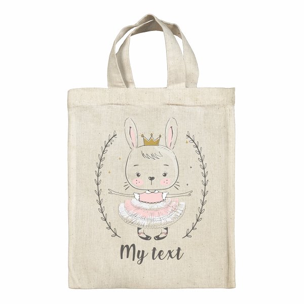Personalized  Easter Bag - Rabbit dancer