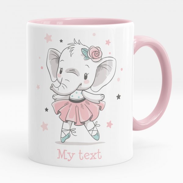 Personalized mug - Elephant dancer