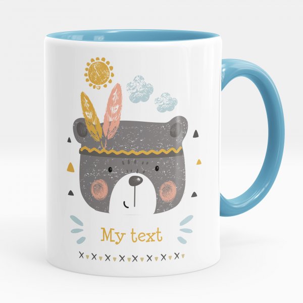 Personalized mug - Indian bear cub