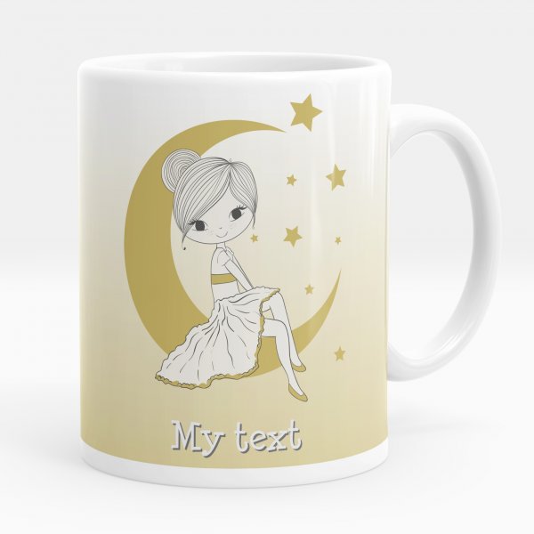 Personalized mug - Moon girl