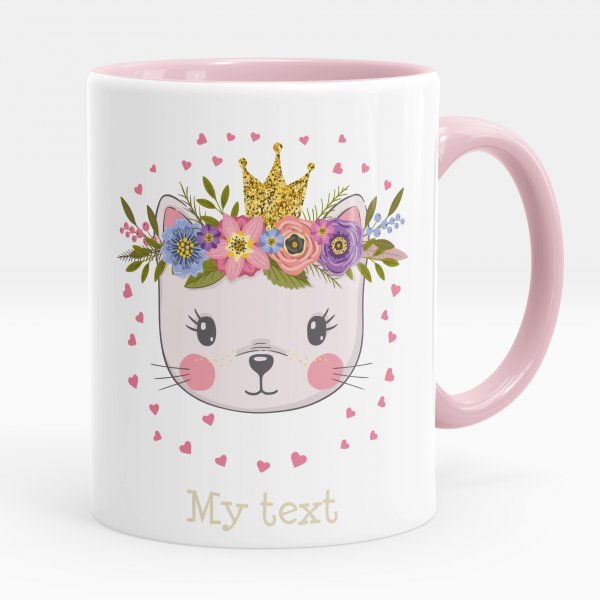Personalized mug - Princess kitten
