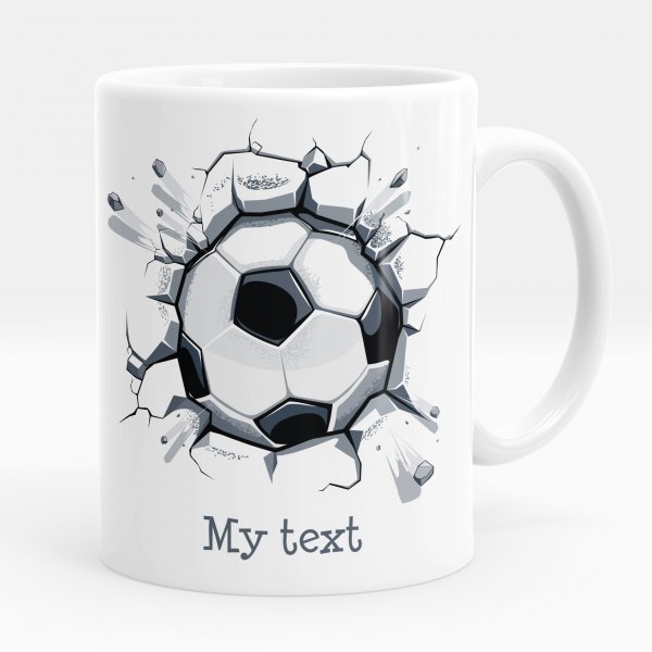 Personalized mug - Soccer ball