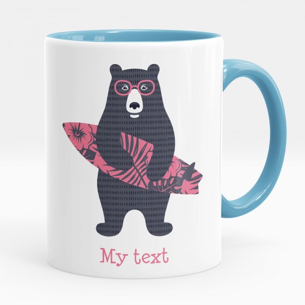 Personalized mug - Surfer Bears