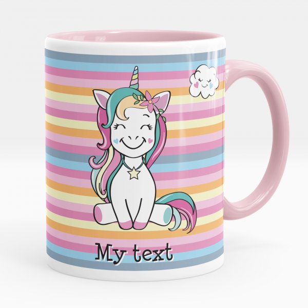 Personalized mug - Unicorn smile