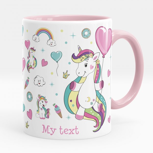 Personalized mug - Unicorns
