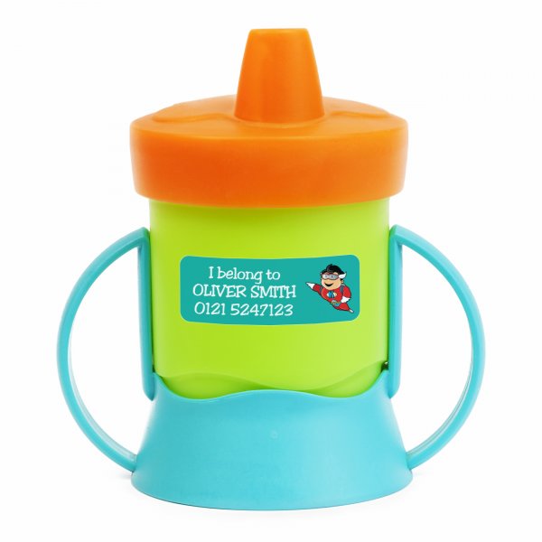 Rectangular Stickers 3 lines