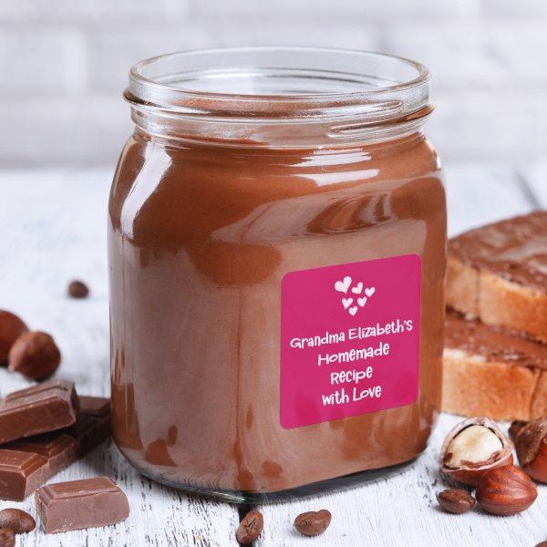 Square Stickers 4 lines