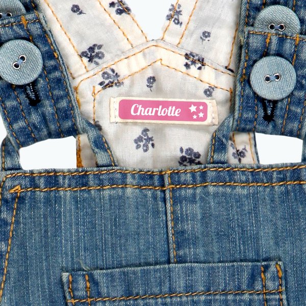 Stick-on clothing labels