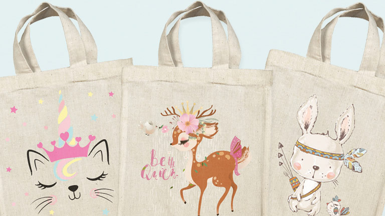 Personalised tote bags