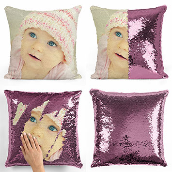 Sequin cushions