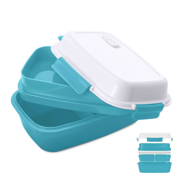 Lunch box - bento - isothermal lunch box color blue