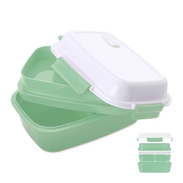 Lunch box - bento - isothermal lunch box color green