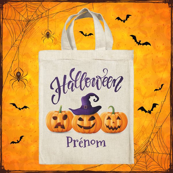 Customized lunchbox bag Easter for kid with pumpkins pattern