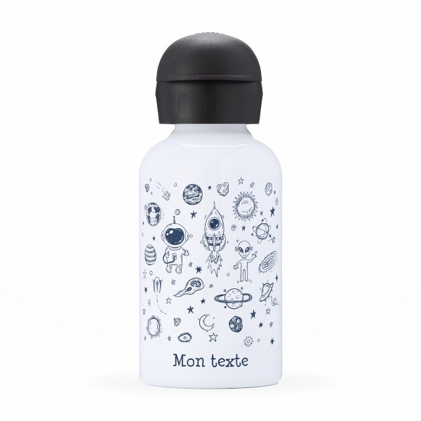Isothermal Water Bottle Customizable  for kids  galaxy pattern