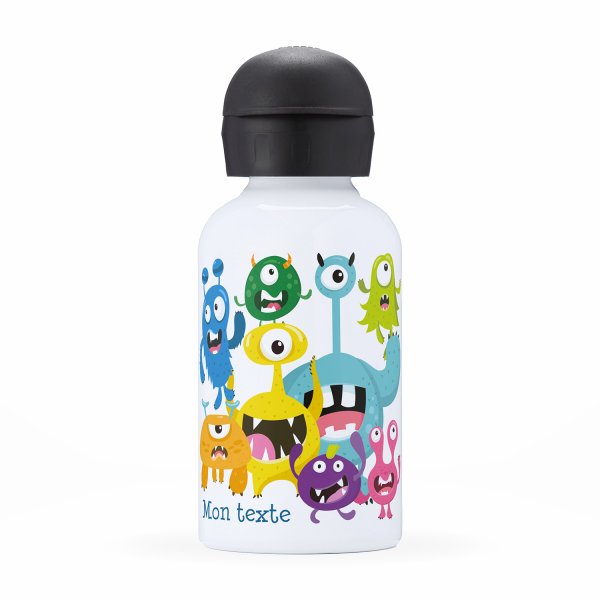 Isothermal Water Bottle Customizable  for Kids monsters Pattern