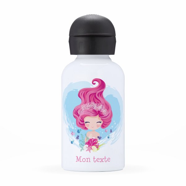 Isothermal Water Bottle Customizable  for kids  mermaid pattern