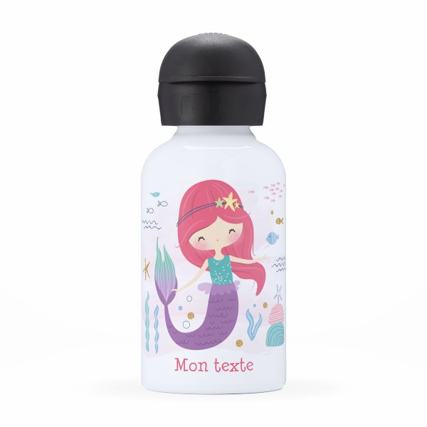 Isothermal Water Bottle Customizable  for Ocean siren Pattern