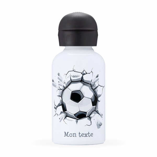 Isothermal Water Bottle Customizable  for kids  soccer ball pattern