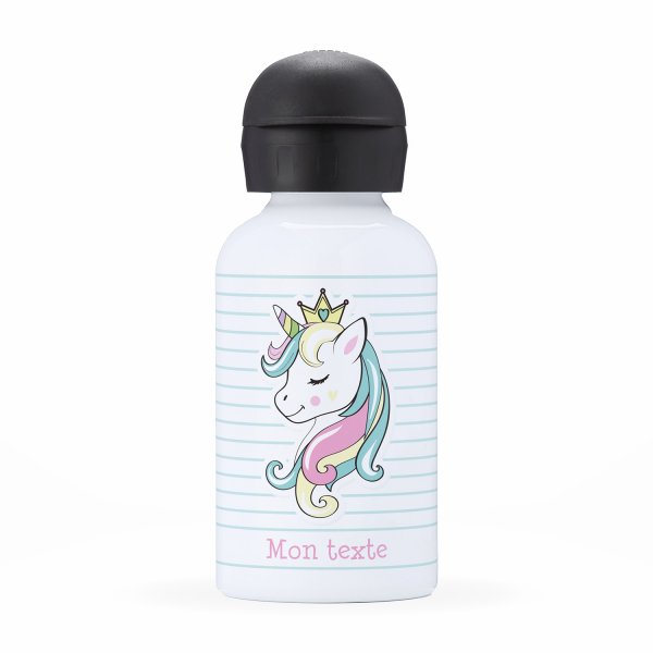 Isothermal Water Bottle customized forkids unicorn pattern