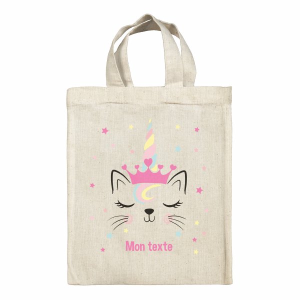 Lunchbox Bag for kids-bento- lunch box unicorn cat pattern