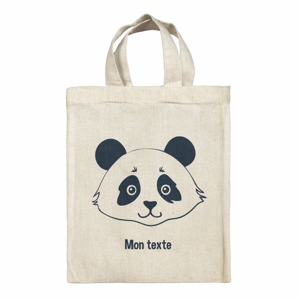 Lunchbox Bag for kids-bento- lunch box Panda pattern