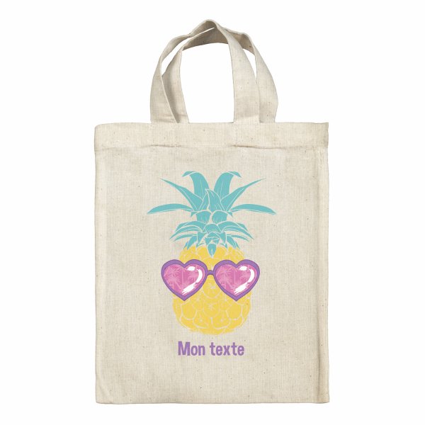 Lunchbox Bag for kids-bento- lunch box Pineapple pattern