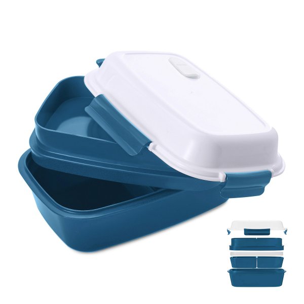 Lunch box - bento - isothermal lunch box petrol blue