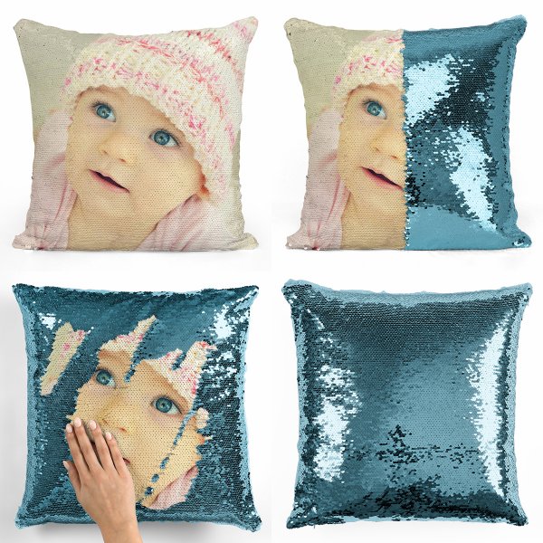 Photo Upload Sequin Magic Cushion / Pillow