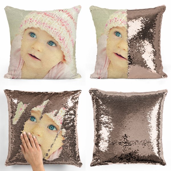 Photo Upload Sequin Magic Cushion / Pillow